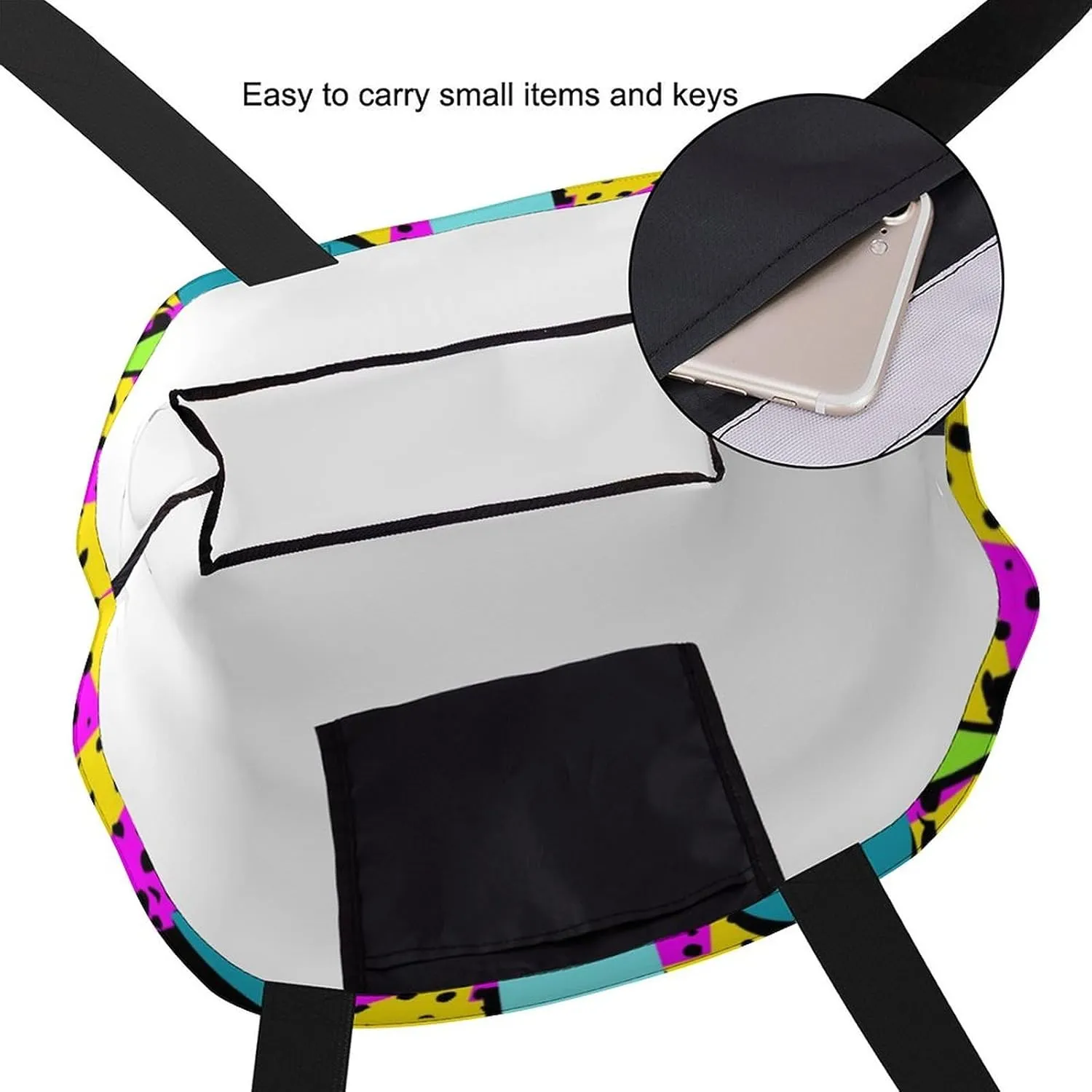Canvas Tote Bag - Large Women's Casual Shoulder Handbag - Reusable Beach & Shopping Grocery Bag for Outdoors