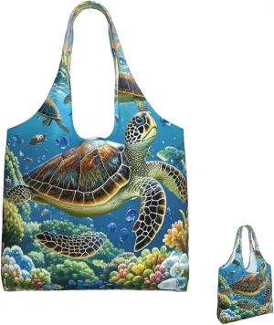 Canvas Tote Bag Lightweight Reusable Grocery Shopping Bag Sloth Sunflower Handbag for Women Men
