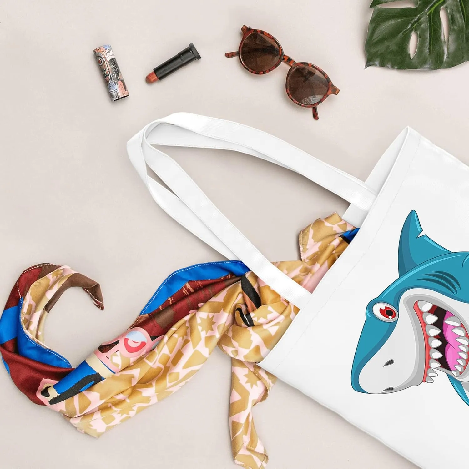 Canvas Tote Bag,Unicorn Reusable Large Shopping Shoulder Tote Bag For Women