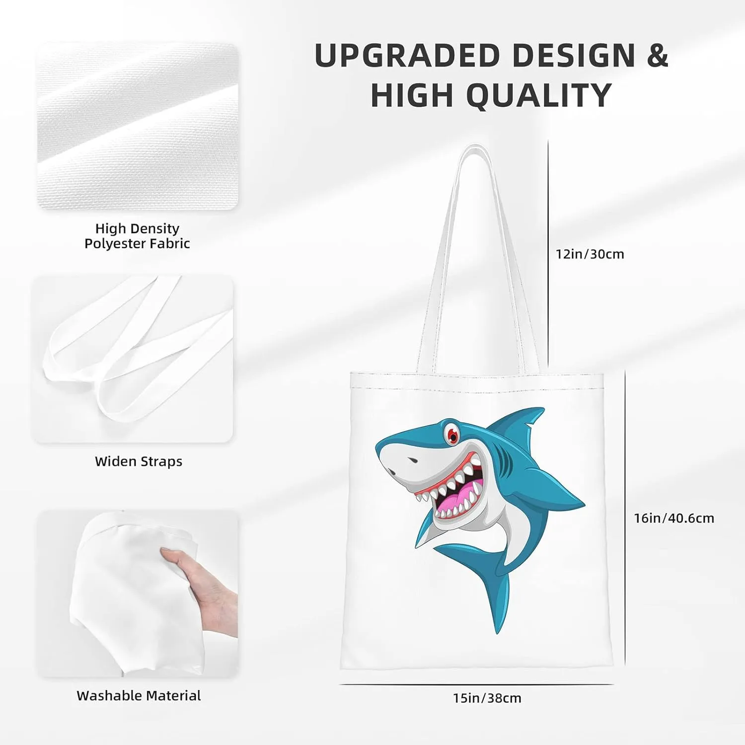 Canvas Tote Bag,Unicorn Reusable Large Shopping Shoulder Tote Bag For Women