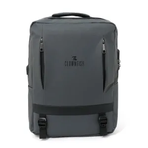 Canyon 1 Pack: Unisex Grey Water Resistant Travel Laptop Bag | 35*48*7.5cm | 0.58kgs