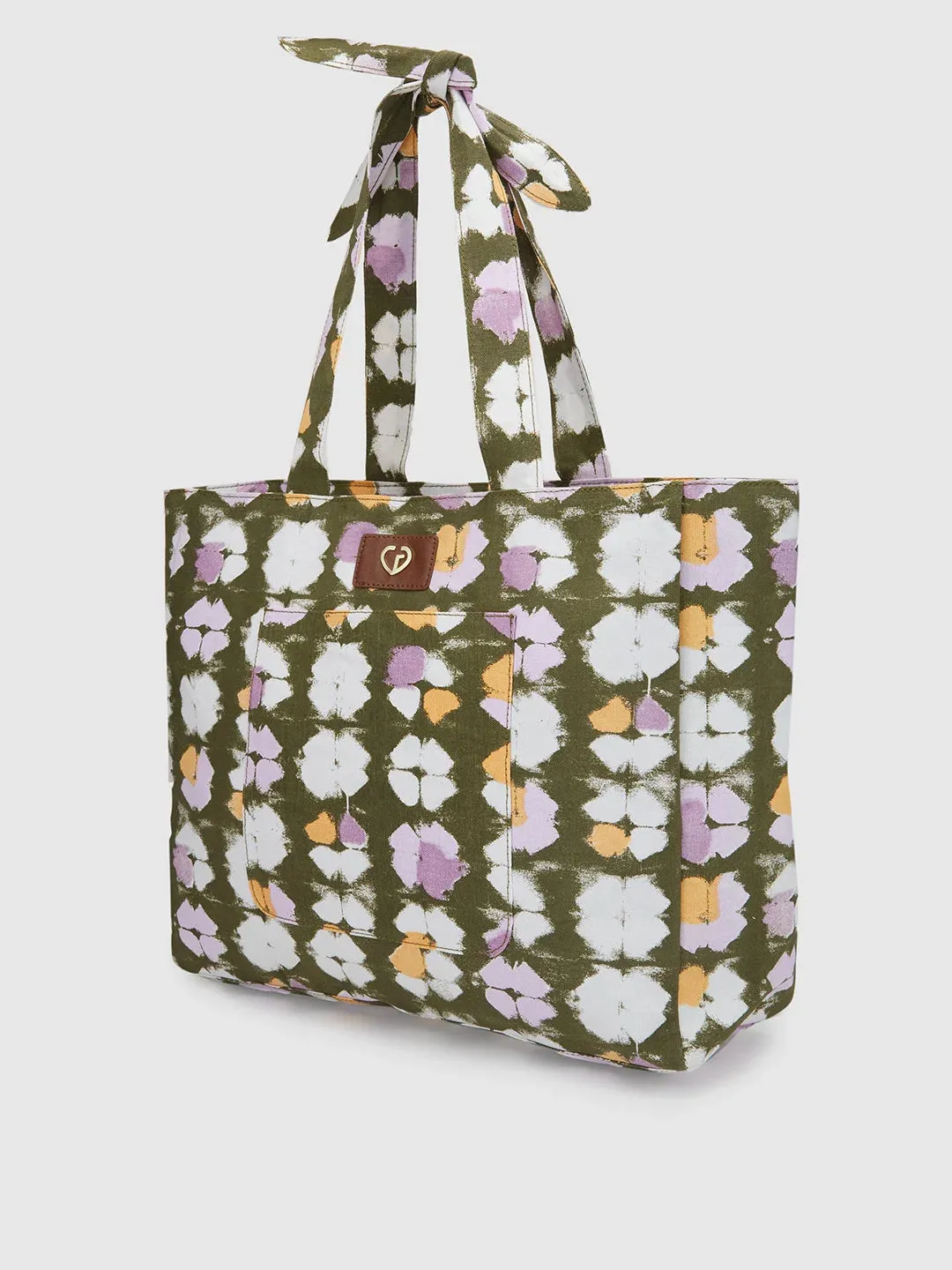 Caprese Enora Large Olive Tote Bag