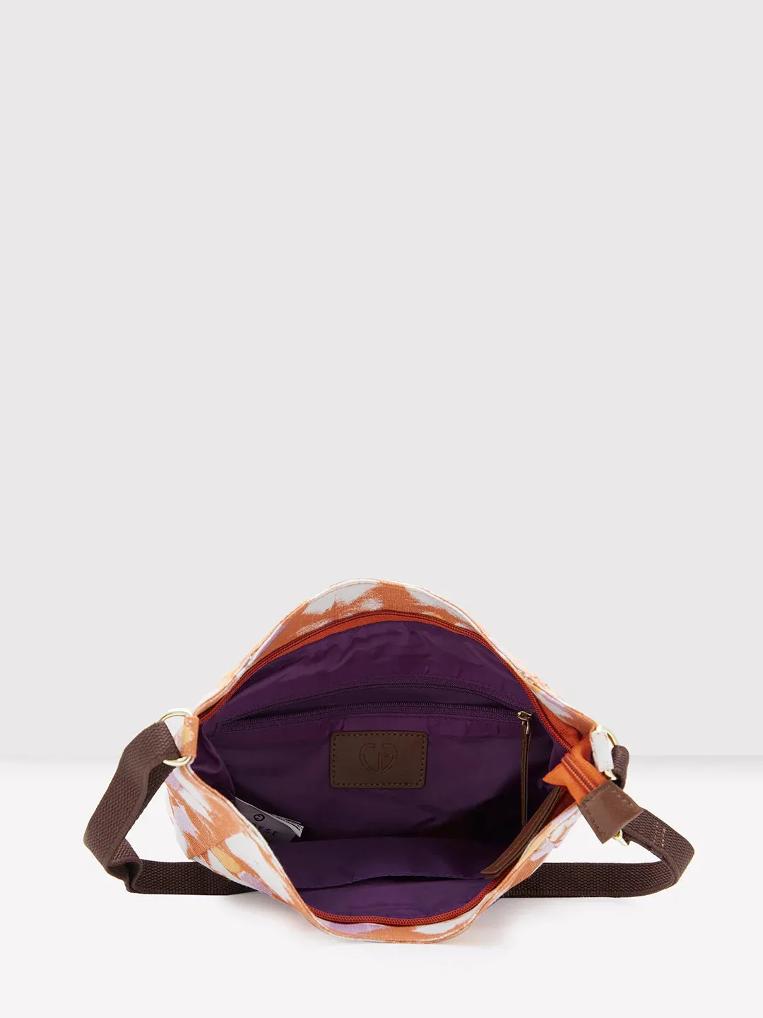 Caprese Enora Medium Rust Crossbody Bag