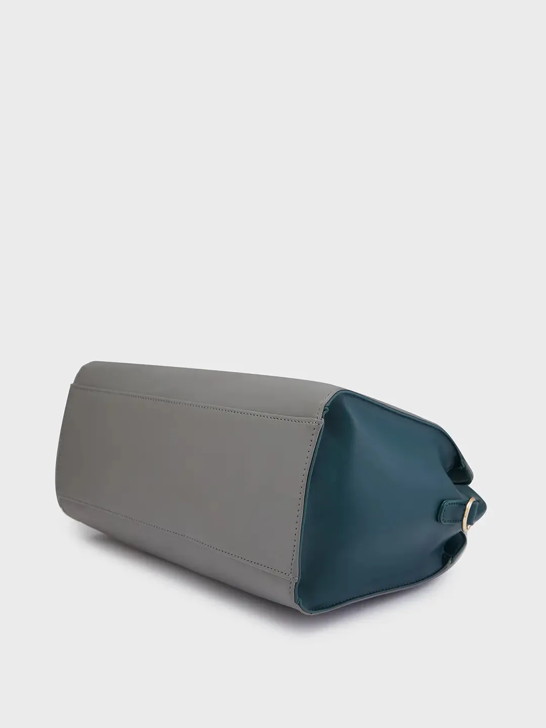 Caprese Foxy Large Grey Satchel Bag