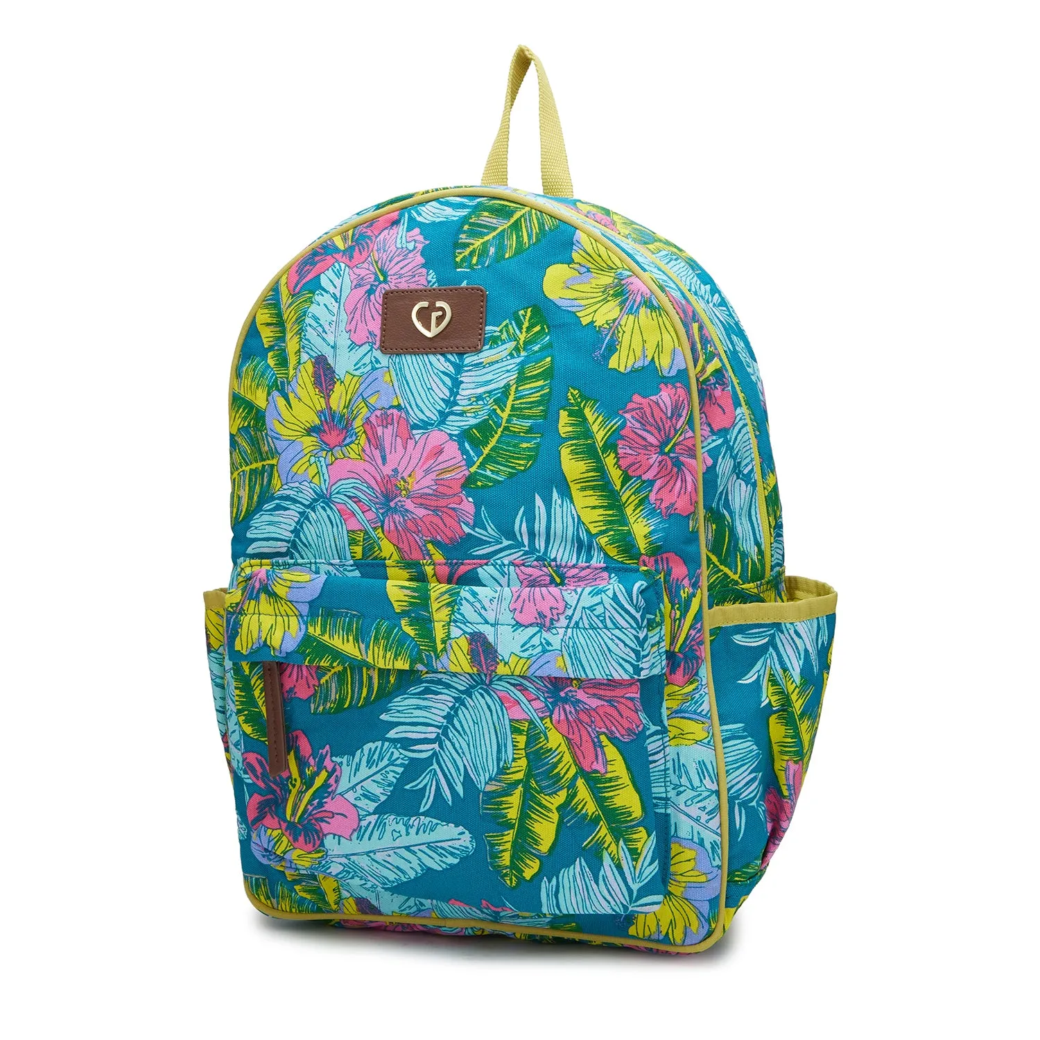 Caprese Gabriel Large Teal Laptop Backpack