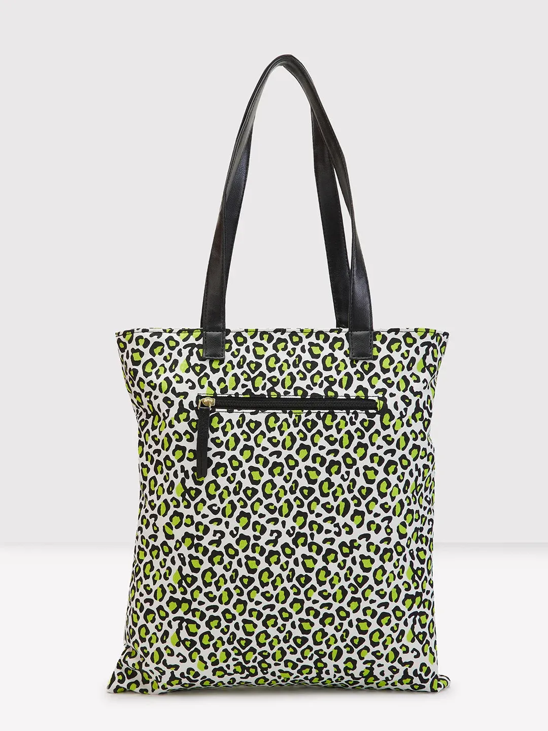 Caprese Karel Medium Lime Green Tote Bag