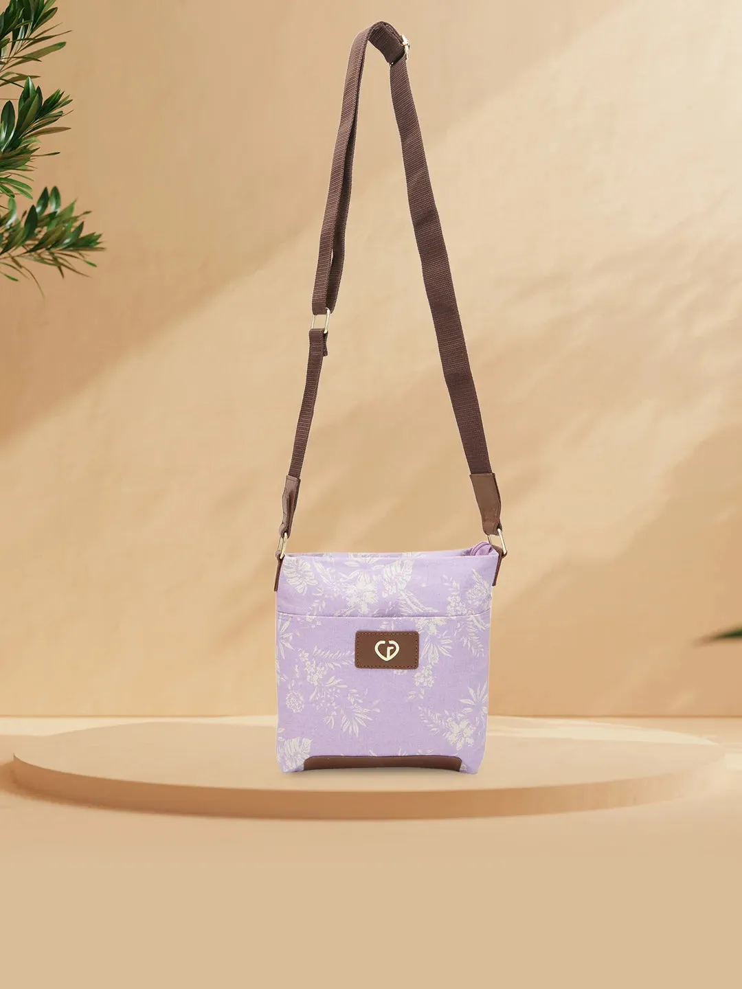 Caprese Kendall Medium Lilac Sling Bag