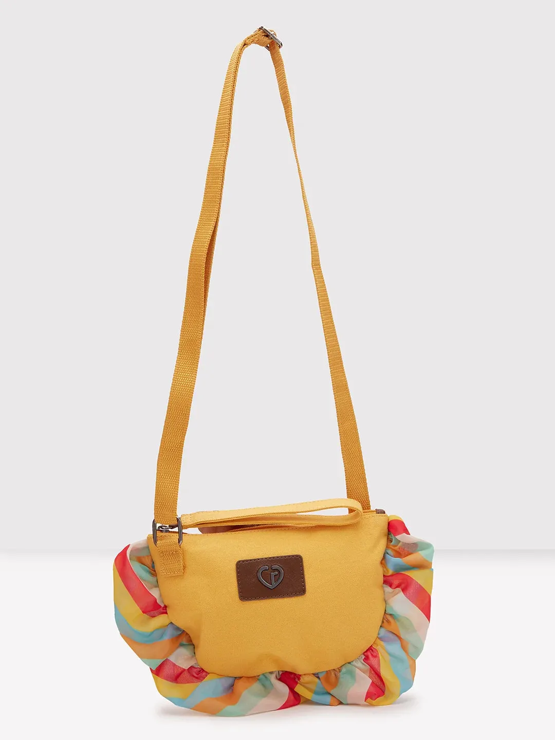 Caprese Oakley Medium Marigold Sling Bag