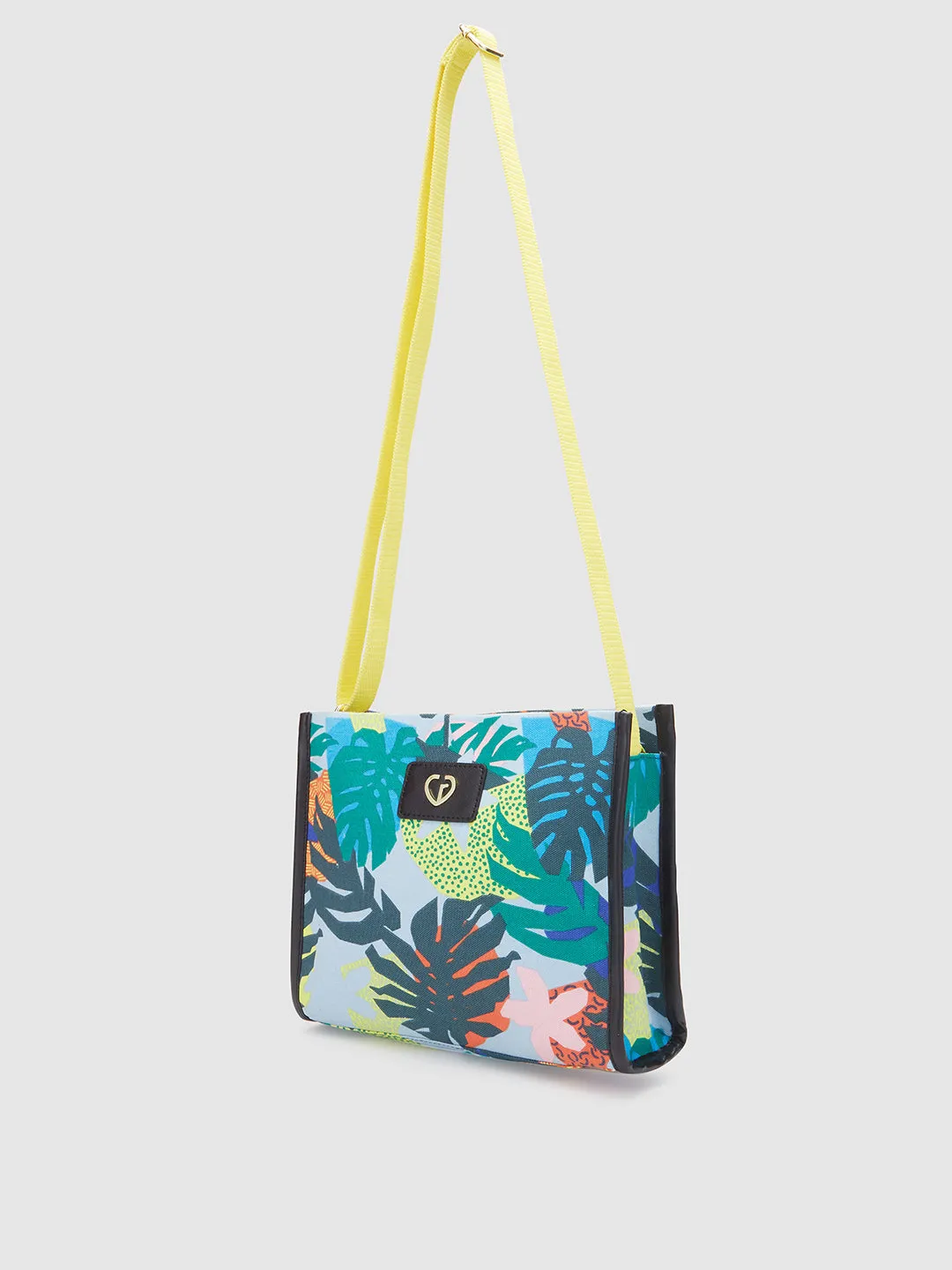 Caprese Octavia Medium Blue Grey Sling Bag