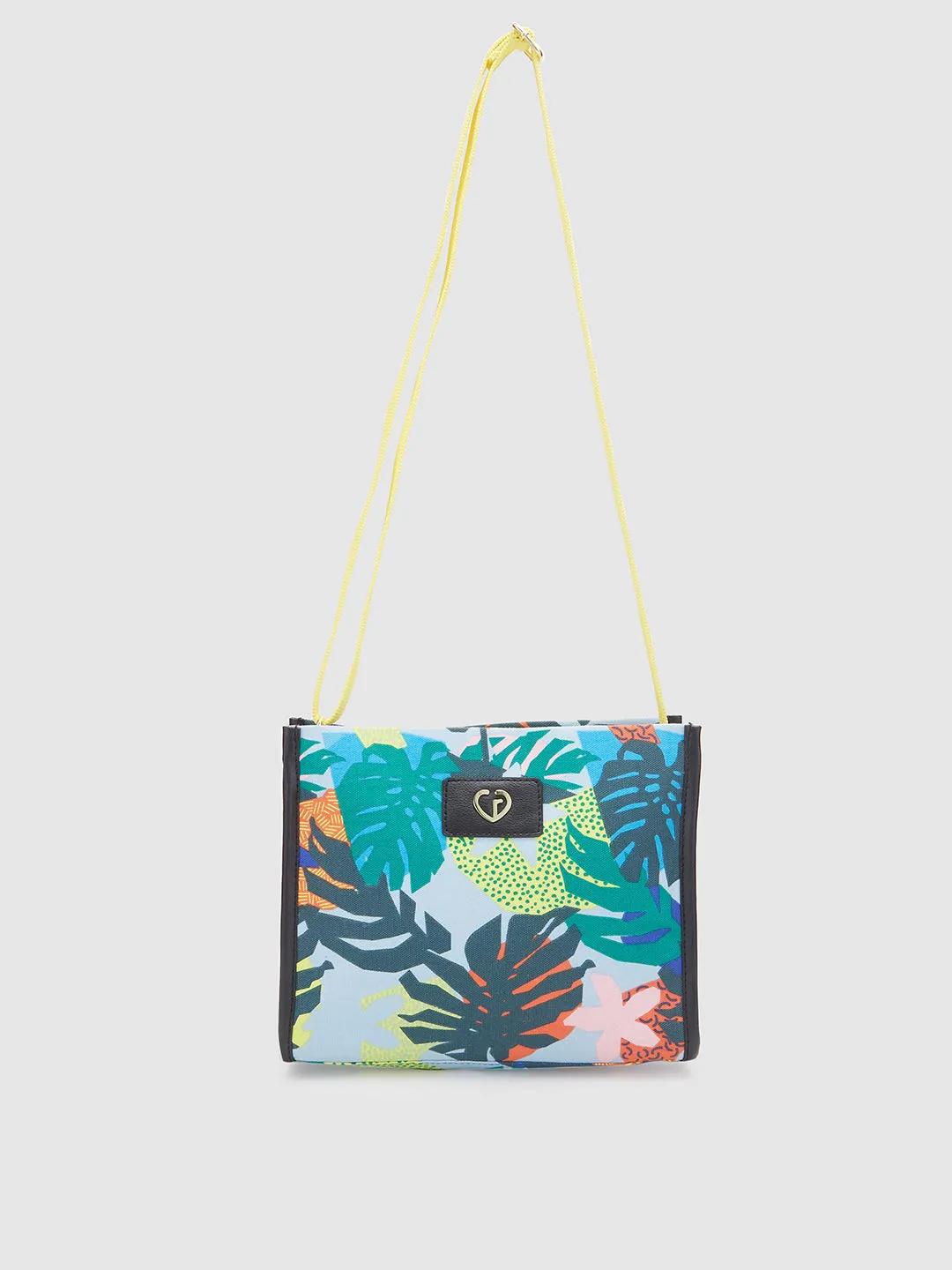 Caprese Octavia Medium Blue Grey Sling Bag