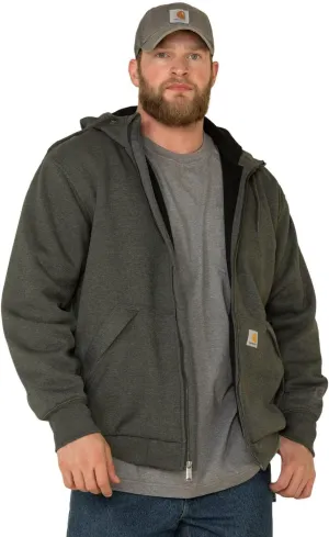 Carhartt Men's Rain Defender Loose Fit Midweight ThermalLined Full-Zip Sweatshirt