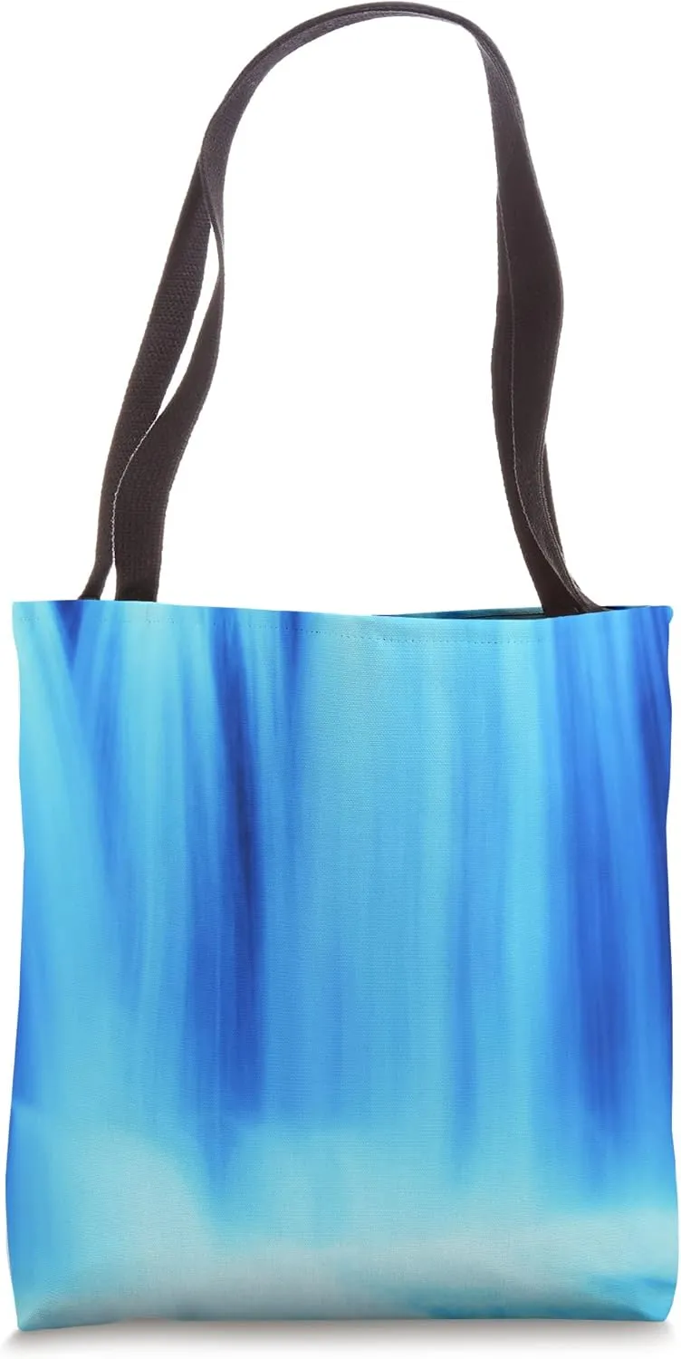 Cascade Water Teal Ocean Tote Bag