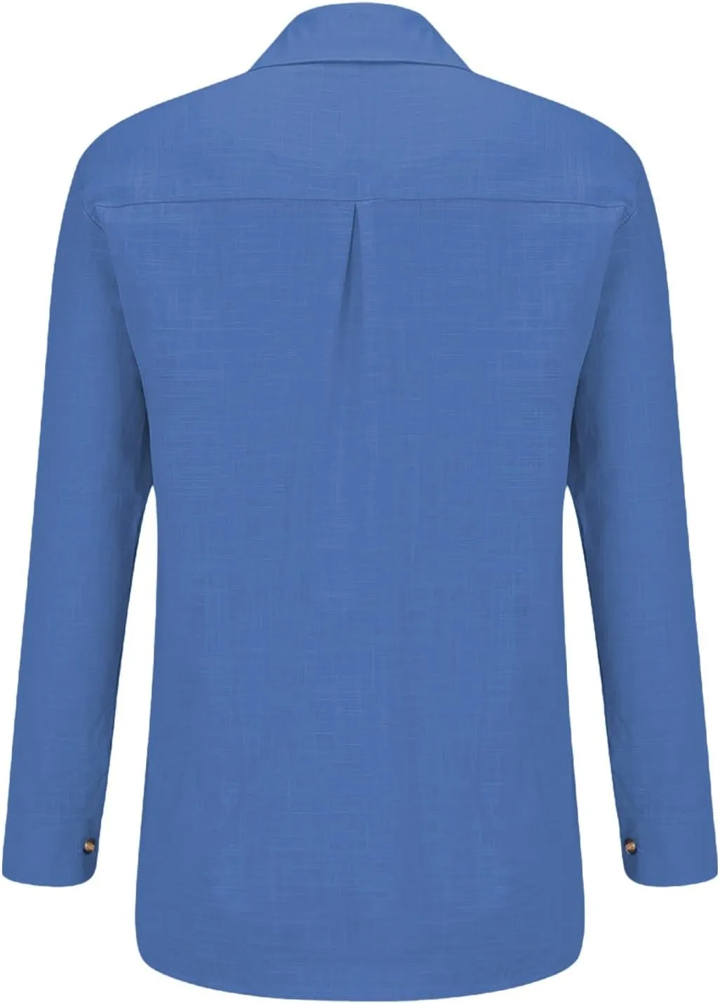 Casual Button Down Shirts for Women Long Sleeve Blouse Loose Fit Lightweight Summer Fall Trending Linen Tops