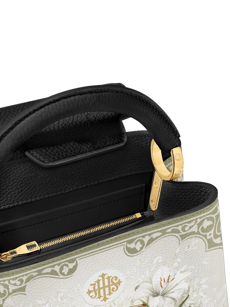 Catholight The Holy Eucharist Leather Satchel Bag