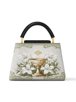 Catholight The Holy Eucharist Leather Satchel Bag