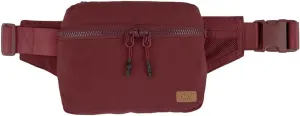 C.C Zipper Fanny Pack For Women Unisex - Daily Waist Crossbody Belt bag With Adjustable Strap (Burgundy)