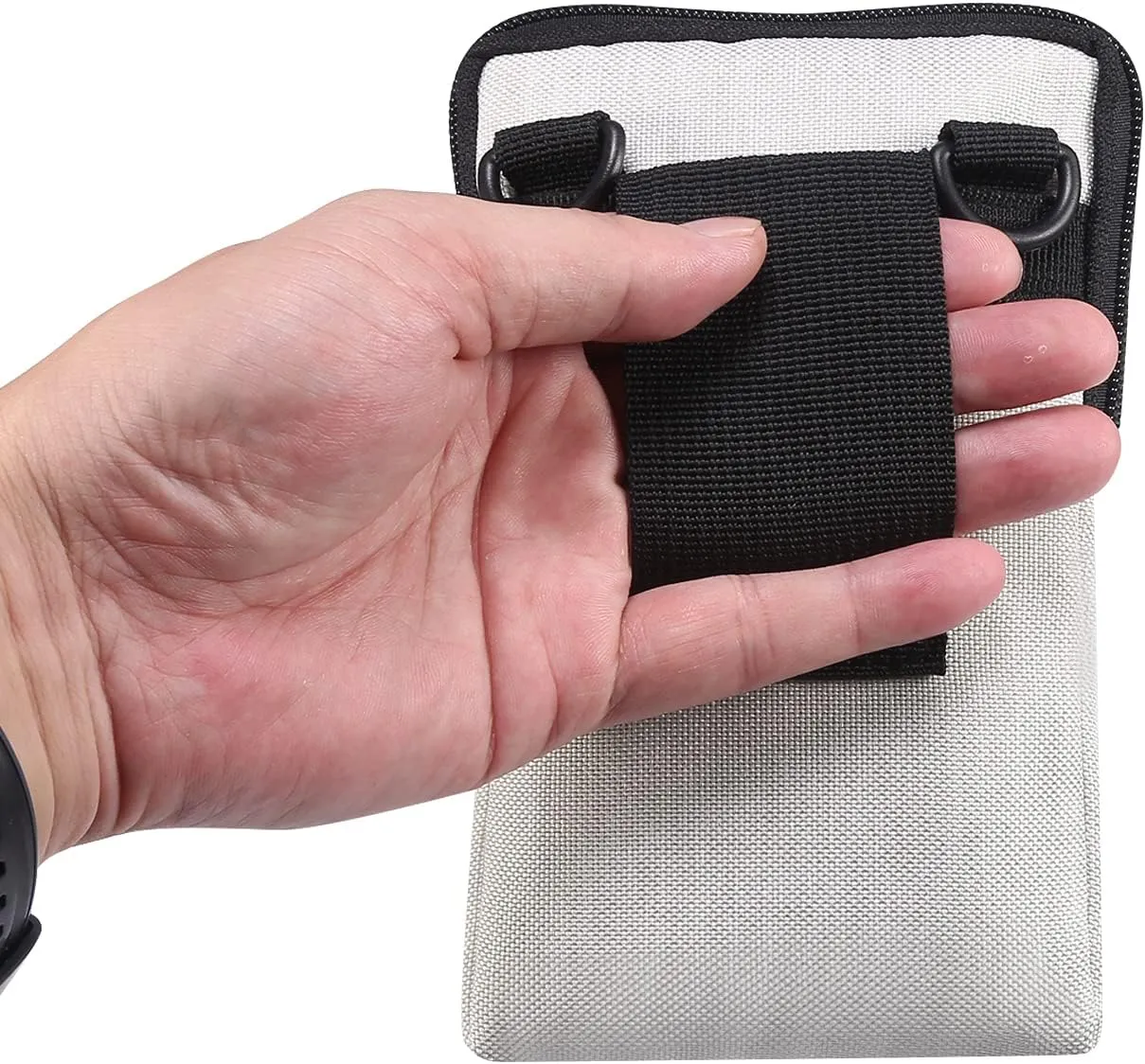Cell Phone Belt Clip Bag for Men, Mobile Phone Shoulder Holster, Women Men Zipper Cell Phone Crossbody Sling Bag Shoulder Messenger Bag Smartphone Waist Pack with Card Holder Belt Loop Pouch Pocket