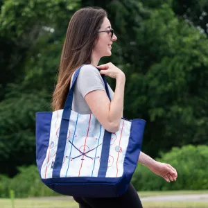ChalkTalkSPORTS Hockey Tote Bag | Rinkside Sports and Gym Bag | Hockey Accessory Bag for Men, Women and Kids