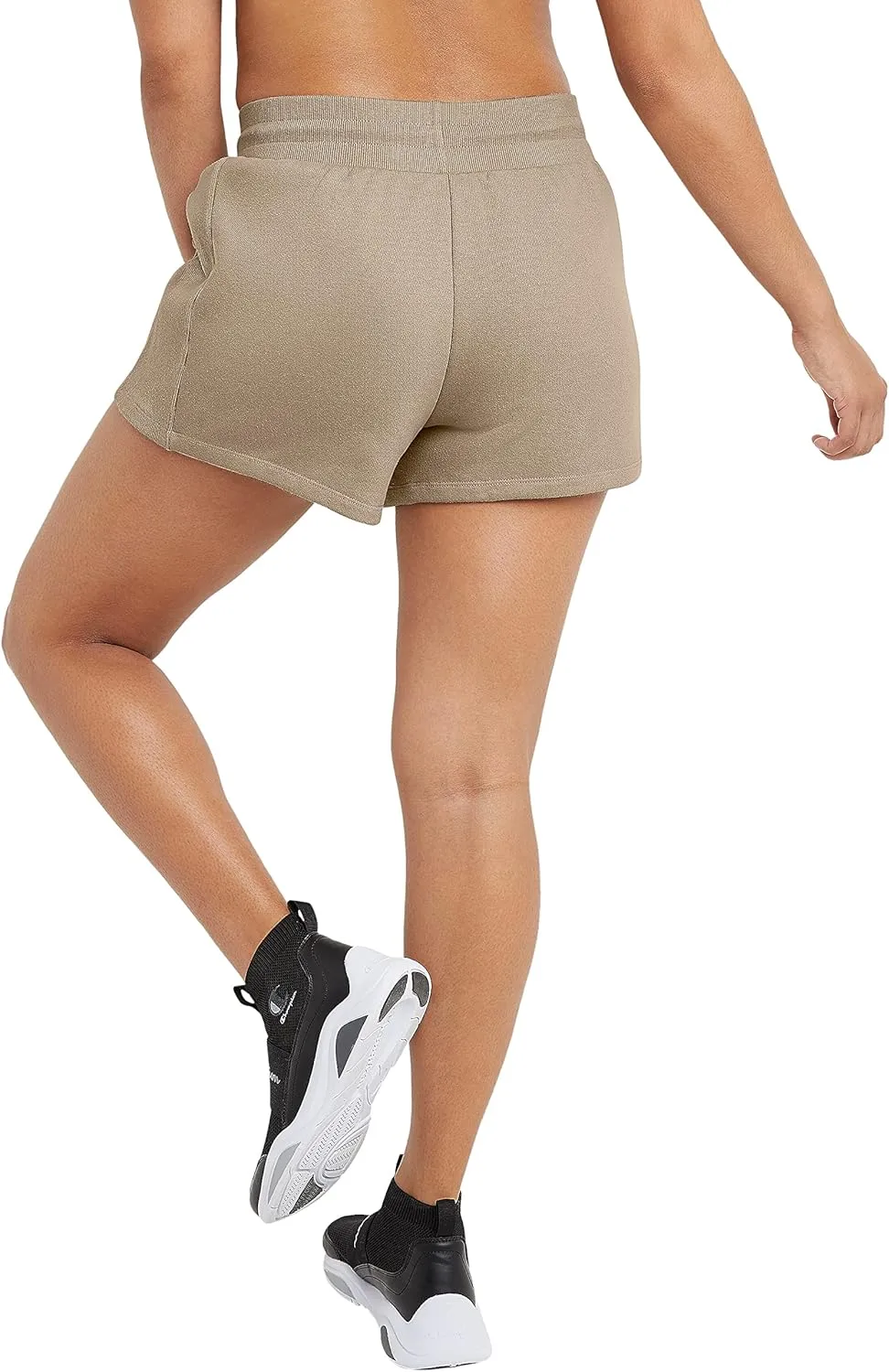 Champion Women's Reverse Weave Fleece-Drawstring Shorts, 3"