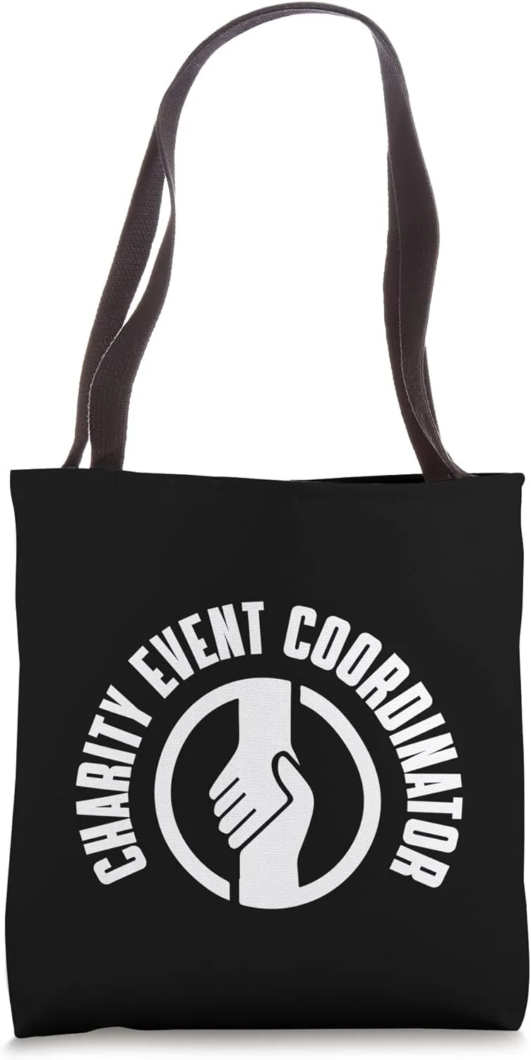 Charity Event Coordinator Pocket Apparel Tote Bag