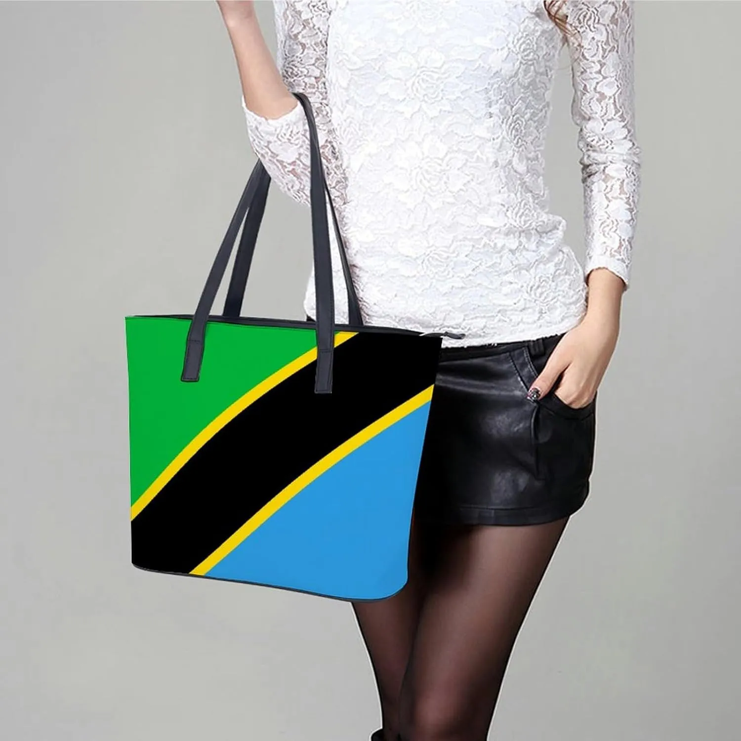 Chic Eritrea Flag Tote Handbag for Women Perfect for Shopping and Daily Use