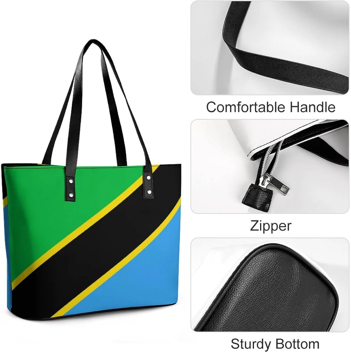 Chic Eritrea Flag Tote Handbag for Women Perfect for Shopping and Daily Use