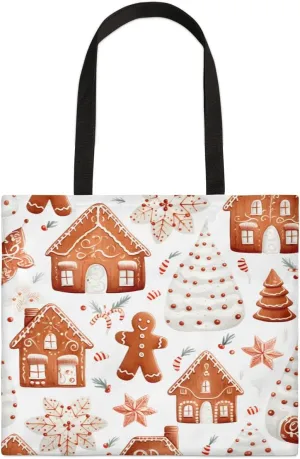 Christmas Candlelight Dinner Canvas Tote Bag for Women Men Stylish Tote Handbag Shoulder Bag Reusable Grocery Bag