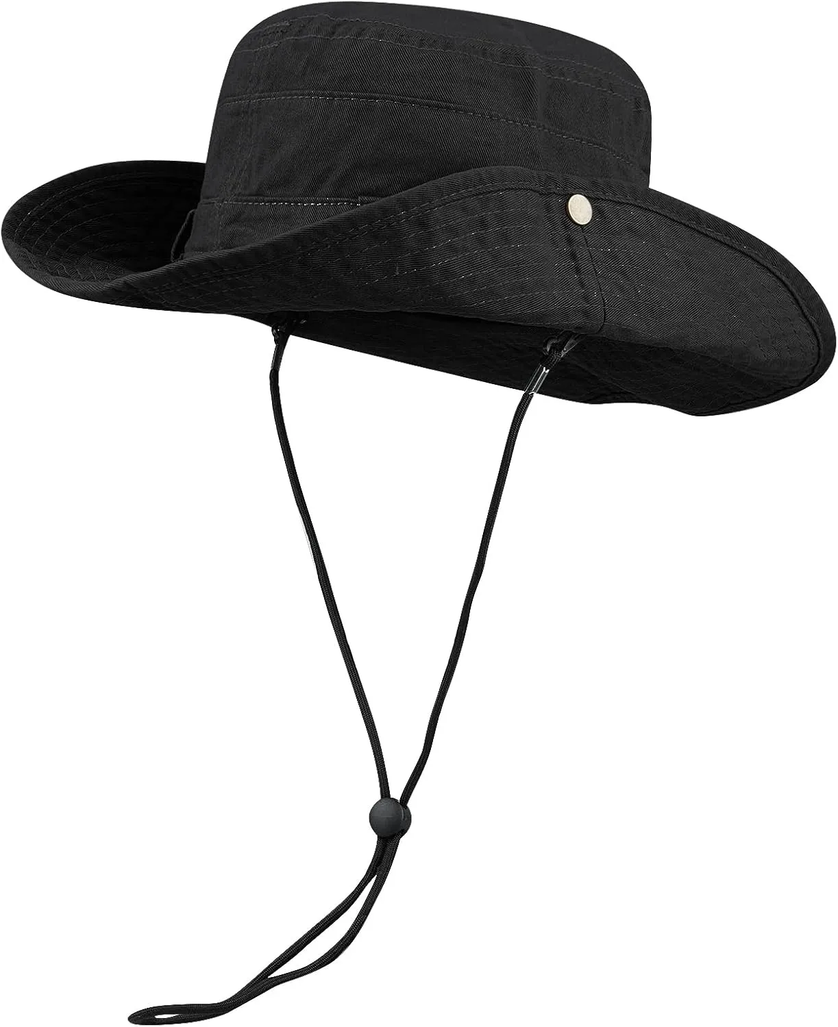Clakllie Wide Brim Fishing Safari Hats Windproof Bucket Hat Breathable Boonie Hat Outdoor Kayaking Rowing Caps