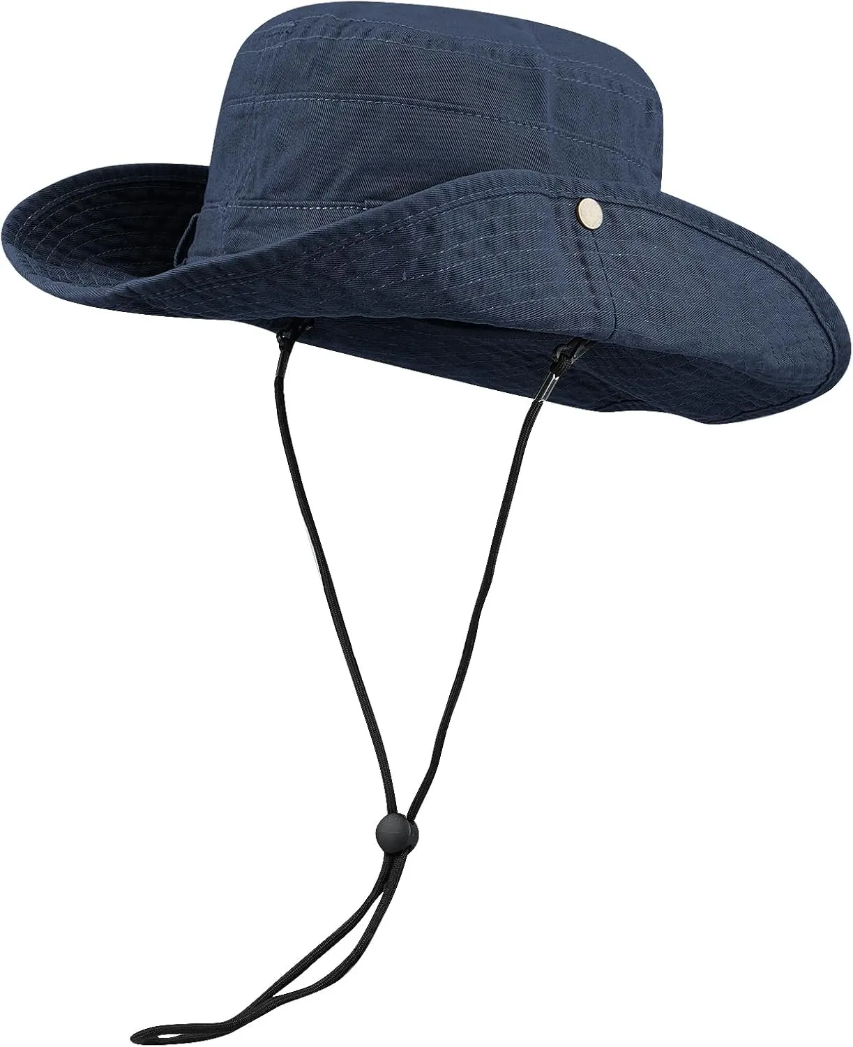 Clakllie Wide Brim Fishing Safari Hats Windproof Bucket Hat Breathable Boonie Hat Outdoor Kayaking Rowing Caps
