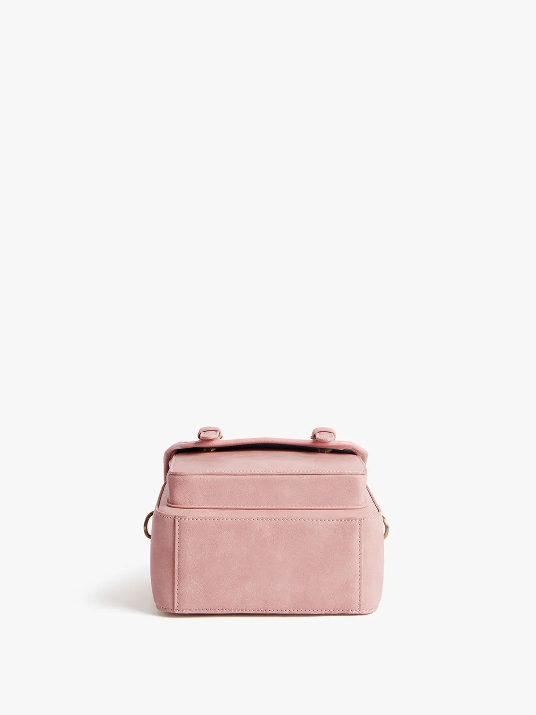 Clara Vintage Shoulder Camera Bag - Muted Lilac / Pink