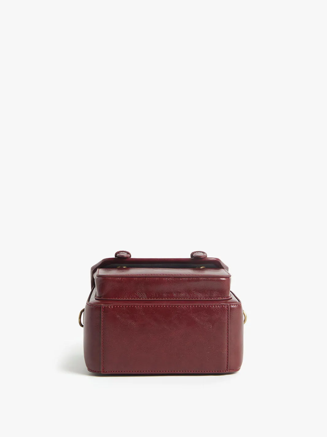 Clara Vintage Shoulder Camera Bag - Muted Lilac / Pink