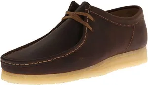 CLARKS Men's Wallabee, Beeswax Leather, 10.5 D - Medium