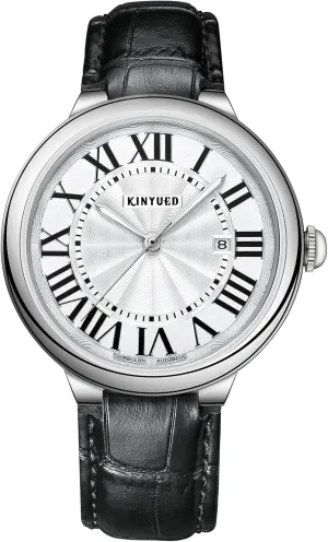 Classic Retro Automatic Mens Watch Calendar Luxury Brand Leather Belt Business Mechanical Watches