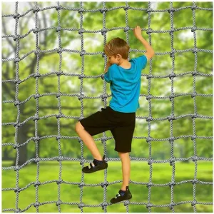 Climbing Nets Nylon Play Giant Mesh Heavy Duty Cargo Toddler Climbing For Kids Adult Rock Playground Tree Net Outdoor Nets Nets Rope Garden Netting Automotive Cargo Nets(12mm-12cm,1X7m/3.3X22.97ft)
