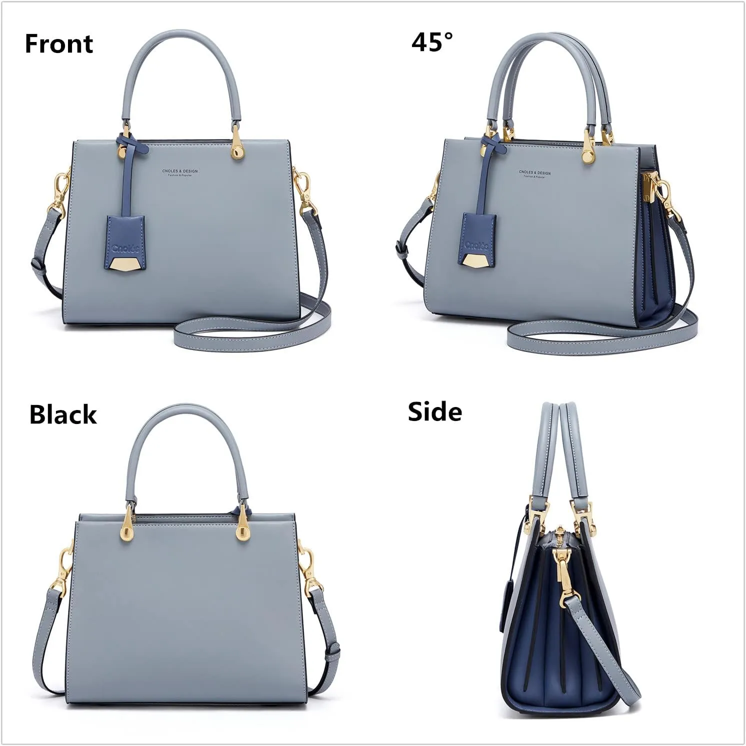 Cnoles Handbags for Women Large Capacity Tote Shoulder Bags Ladies Handle Satchel Purse