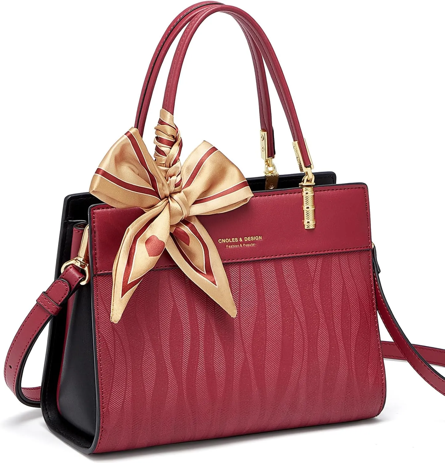 Cnoles Handbags for Women Large Capacity Tote Shoulder Bags Ladies Handle Satchel Purse