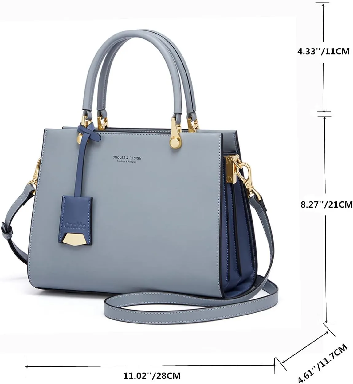Cnoles Handbags for Women Large Capacity Tote Shoulder Bags Ladies Handle Satchel Purse