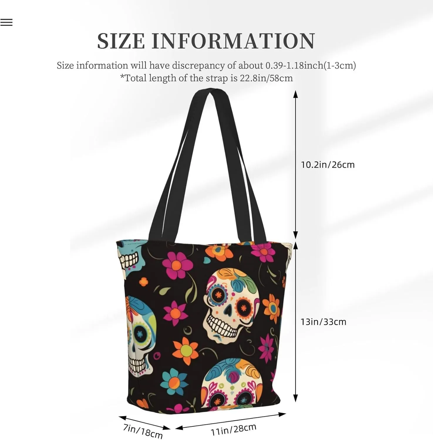 Colored Skeleton Women'S Multi-Faceted Shopping Bag, Lightweight, Large Capacity, Very Suitable For Daily Use
