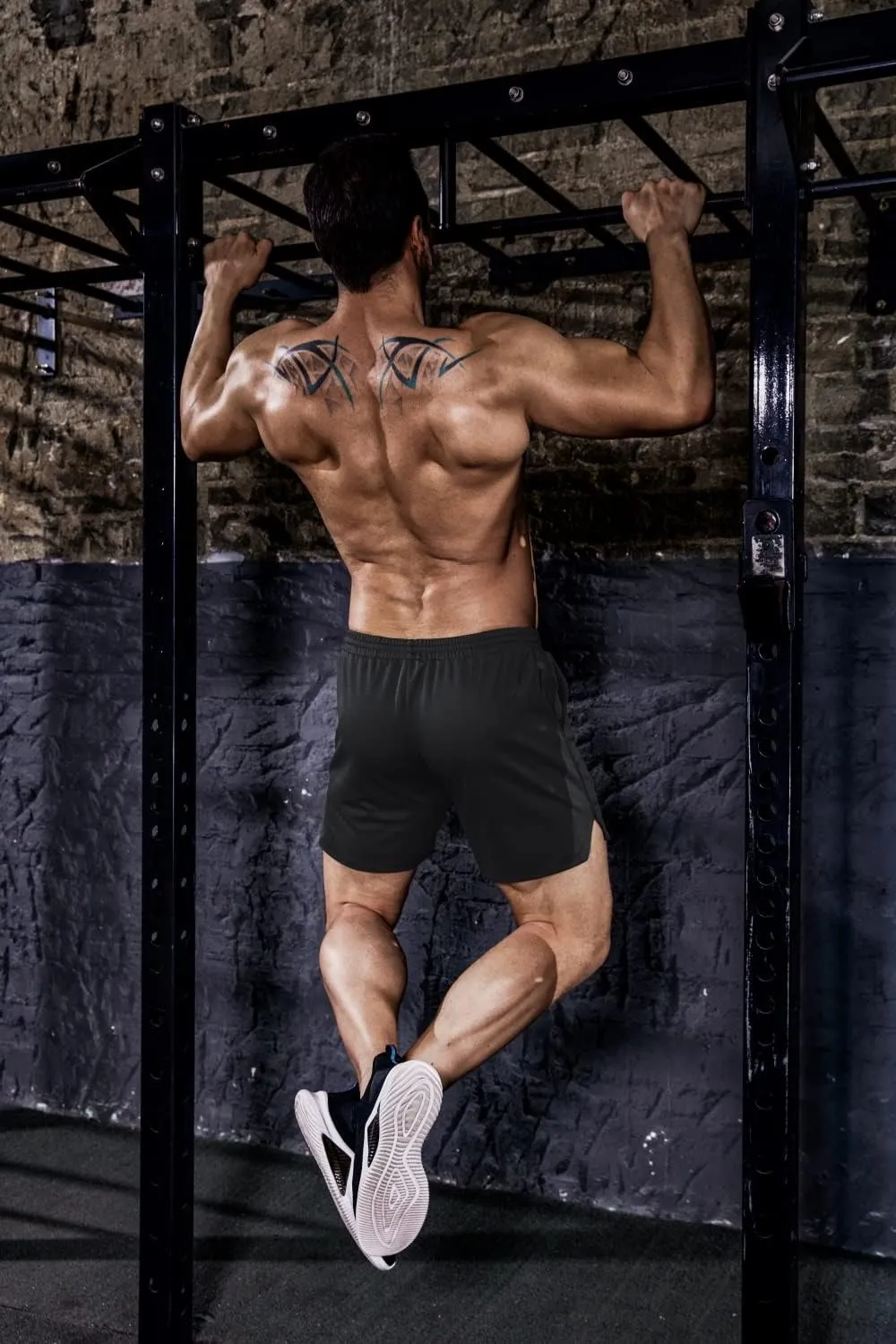 COOFANDY Men's 2 Pack Gym Workout Shorts Quick Dry Athletic Shorts 5 Inch Lightweight Sports Running Shorts with Pockets