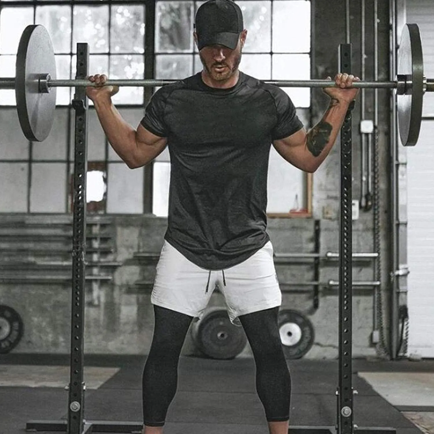 COOFANDY Men's 3 Pack Workout Gym Shorts Mesh Athletic Shorts Lightweight Bodybuilding Training Short Pants with Pockets
