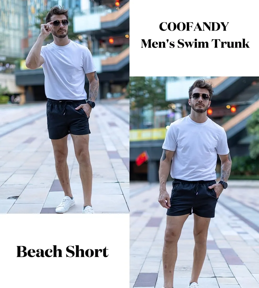 COOFANDY Men's Swim Trunk Swimwear Bathing Suit Swimsuit Board Beach Sport Short S-XXL