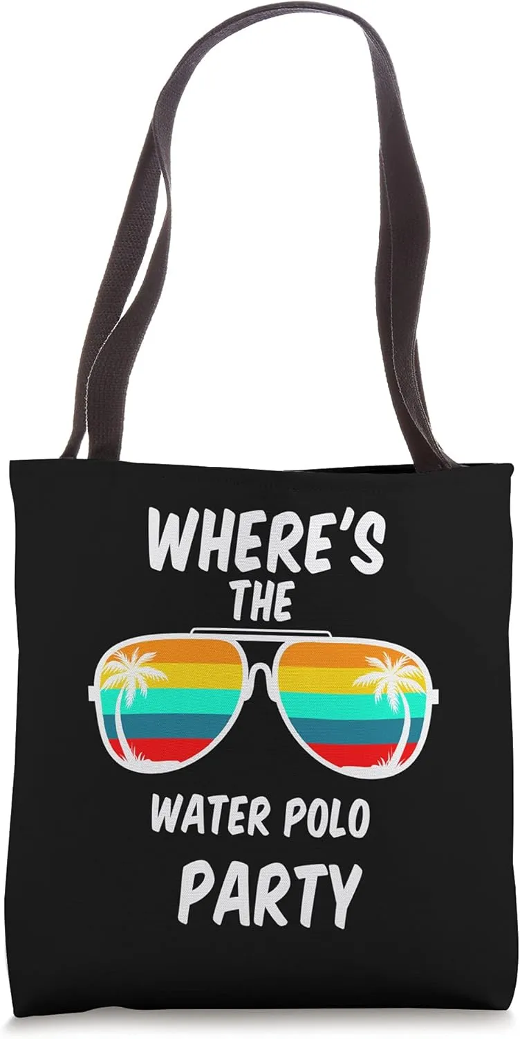 Cool Funny Water Polo Tote Bag