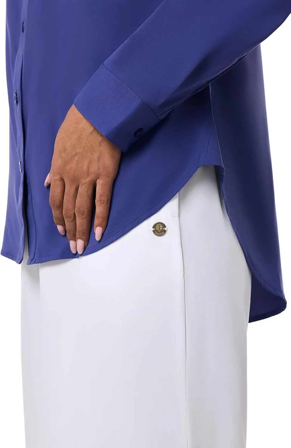 Coolibar UPF 50  Women's Rhodes Shirt - Sun Protective
