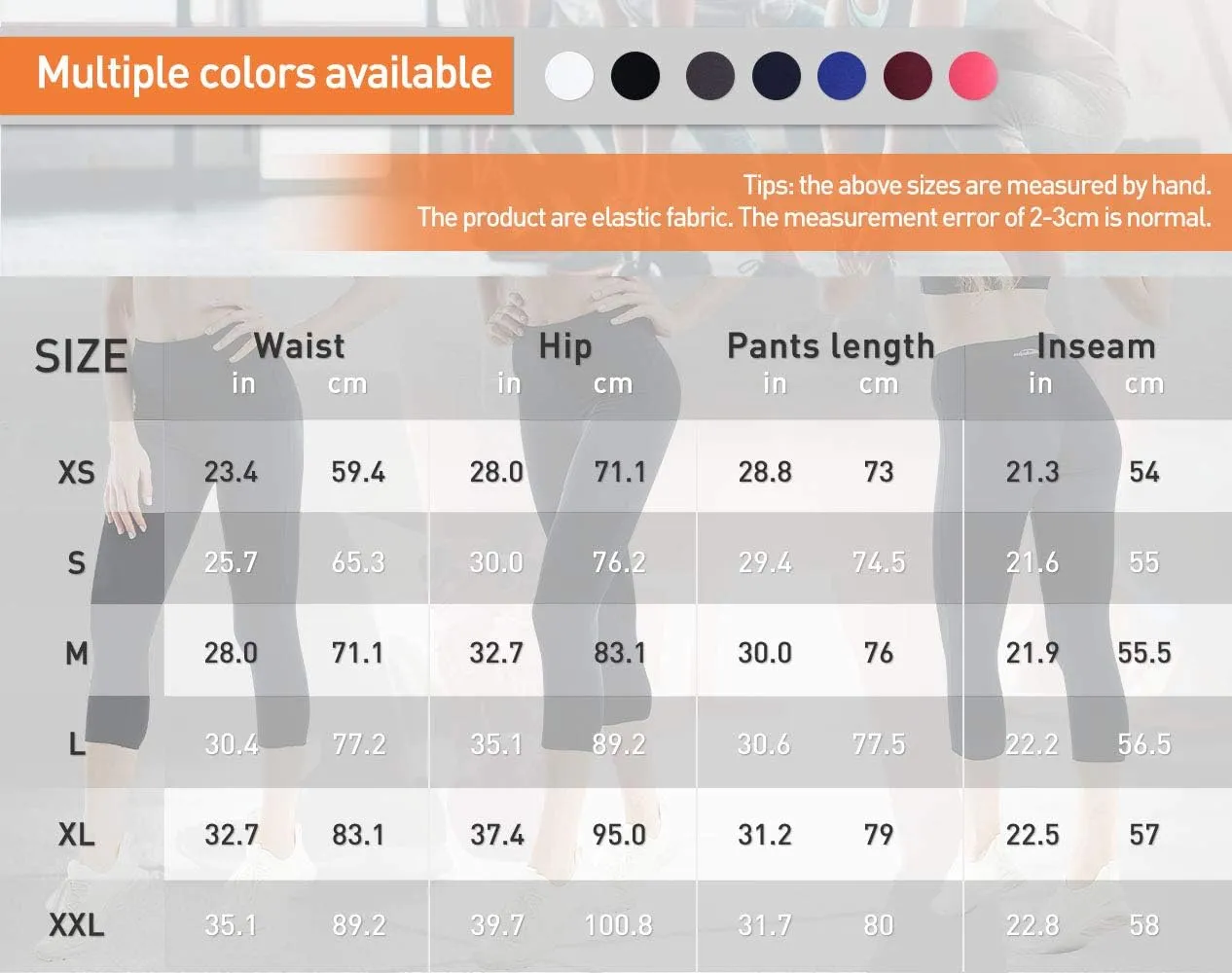 COOLOMG Women Yoga Leggings Running Tights Low Rise Leggings Workout Gym with Hidden Pockets