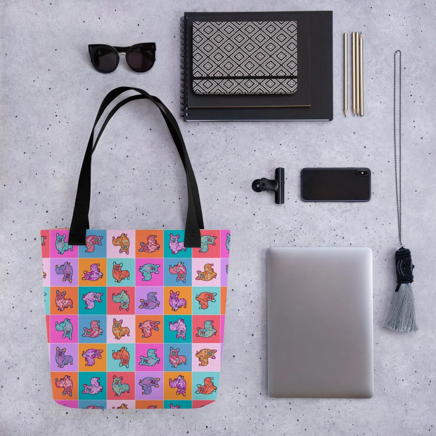 Crazi Corgis Tote Bag