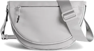 Crescent Bag for Women and Men, Fashion Medium Nylon Folding Crescent Moon Bag Single Shoulder Bag with Adjustable Strap