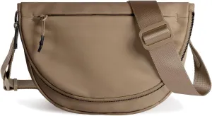 Crescent Bag for Women and Men, Fashion Medium Nylon Folding Crescent Moon Bag Single Shoulder Bag with Adjustable Strap