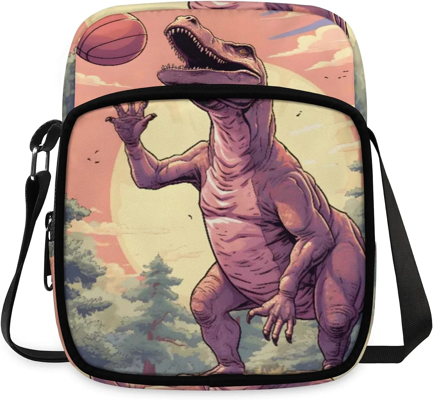 Crossbody Bag Small Sling Backpack Shoulder Bags Chest Pack Cross Body Daypack Artistic Football Belt Purse