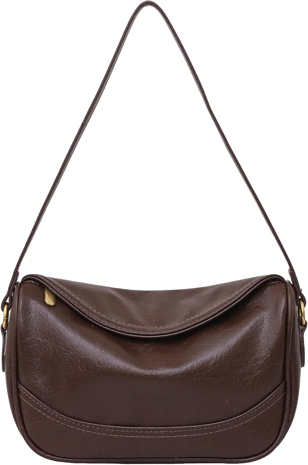 Crossbody Bags for Women, Medium PU Leather Shoulder Purse with Anti-Theft Pocket, Small Travel Purses
