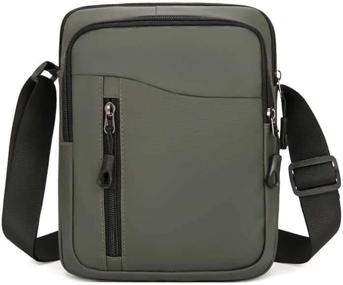 Crossbody Sling Bag or Messenger bag for Men, Wear-resistant Water Resistant Tote Shoulder Bag Daypack for Travel Hiking